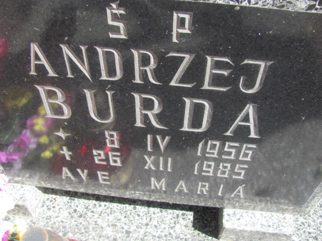 Andrzej Burda 1956 Międzyzdroje - Grobonet - Wyszukiwarka osób pochowanych