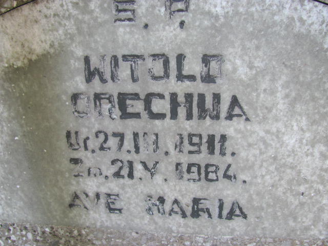 Witold Orechwa 1911 Międzyzdroje - Grobonet - Wyszukiwarka osób pochowanych