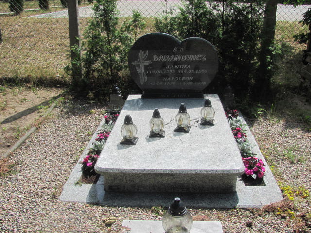 Grób Jerzy Bakanowicz