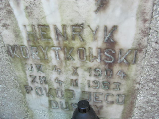 Henryk Korytkowski 1904 Międzyzdroje - Grobonet - Wyszukiwarka osób pochowanych