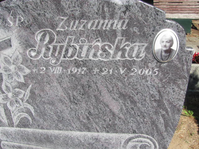 Zuzanna Rybińska 1917 Międzyzdroje - Grobonet - Wyszukiwarka osób pochowanych
