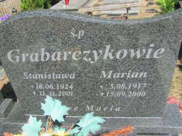 Marek Grabarczyk 1951 Międzyzdroje - Grobonet - Wyszukiwarka osób pochowanych