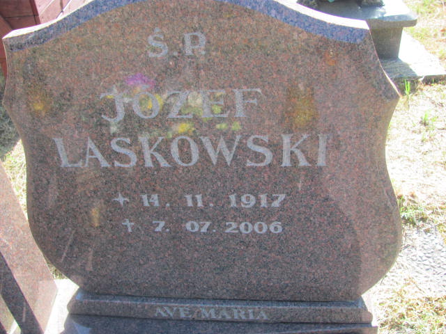 Józef Laskowski 1917 Międzyzdroje - Grobonet - Wyszukiwarka osób pochowanych