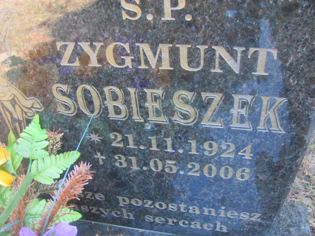 Zygmunt Sobieszek 1924 Międzyzdroje - Grobonet - Wyszukiwarka osób pochowanych