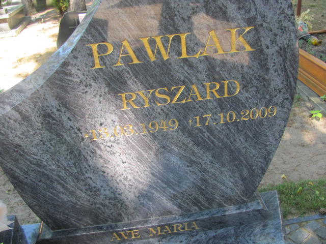 Ryszard Pawlak 1949 Międzyzdroje - Grobonet - Wyszukiwarka osób pochowanych