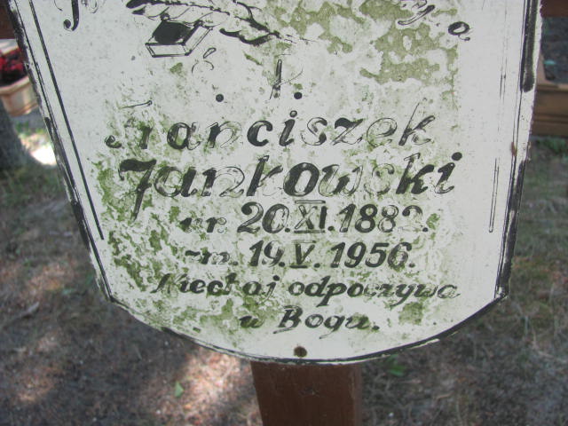 Franciszek Jankowski 1882 Międzyzdroje - Grobonet - Wyszukiwarka osób pochowanych