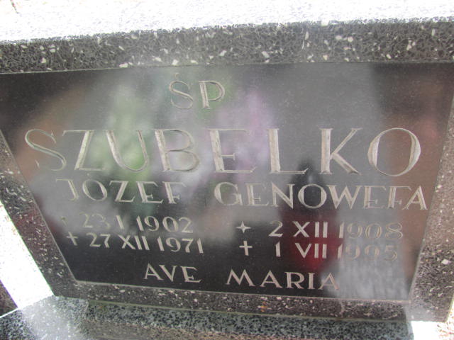 Józef Szubelko 1902 Międzyzdroje - Grobonet - Wyszukiwarka osób pochowanych