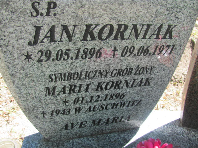 Maria Korniak 1896 Międzyzdroje - Grobonet - Wyszukiwarka osób pochowanych