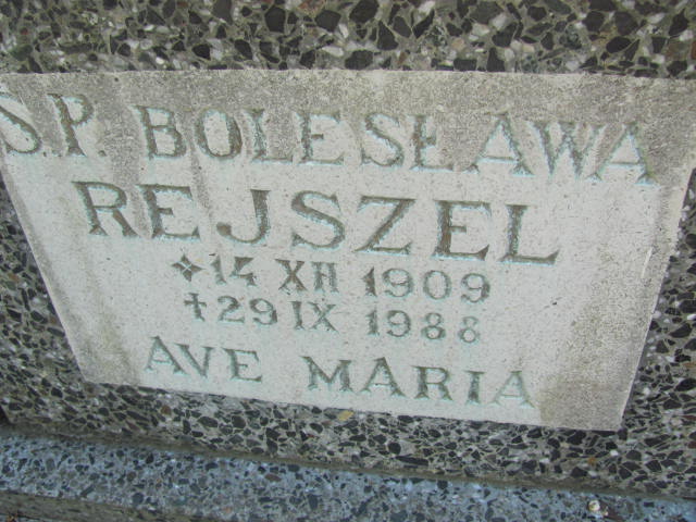 Bolesława Rejszel 1909 Międzyzdroje - Grobonet - Wyszukiwarka osób pochowanych