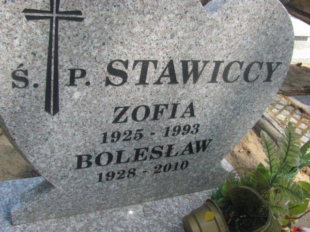Zofia Stawicka 1925 Międzyzdroje - Grobonet - Wyszukiwarka osób pochowanych