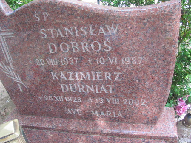 Kazimierz Durniat 1928 Międzyzdroje - Grobonet - Wyszukiwarka osób pochowanych