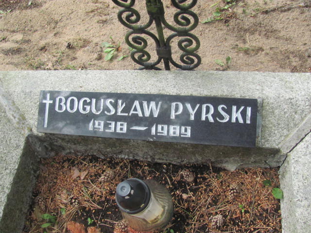 Bogusław Pyrski 1938 Międzyzdroje - Grobonet - Wyszukiwarka osób pochowanych