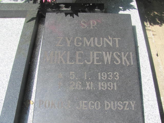 Zygmunt Jóżef Miklejewski 1933 Międzyzdroje - Grobonet - Wyszukiwarka osób pochowanych