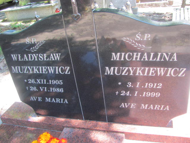 Władysław Muzykiewicz 1905 Międzyzdroje - Grobonet - Wyszukiwarka osób pochowanych