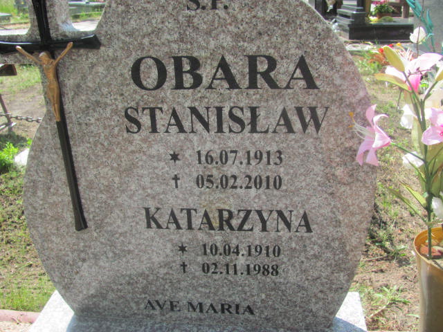 Katarzyna Obara 1910 Międzyzdroje - Grobonet - Wyszukiwarka osób pochowanych