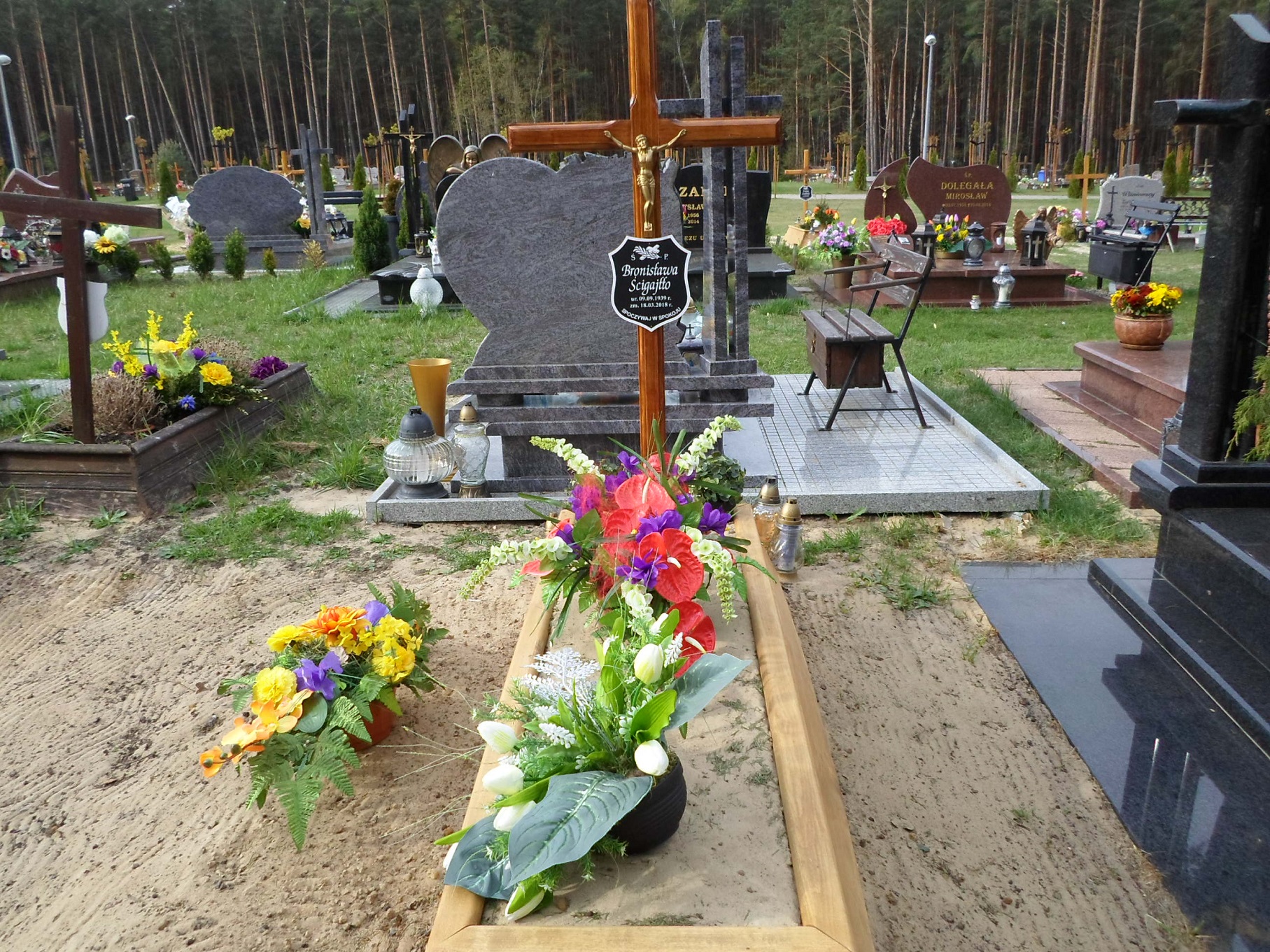 Grób Bronisława  Ścigajłło
