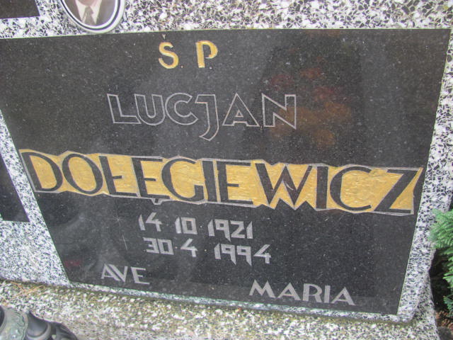 Lucjan Dołęgiewicz 1921 Międzyzdroje - Grobonet - Wyszukiwarka osób pochowanych