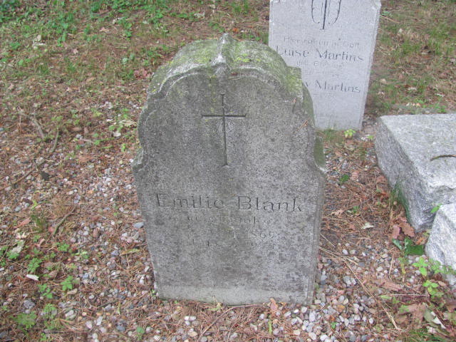 Grób Emilie Blank